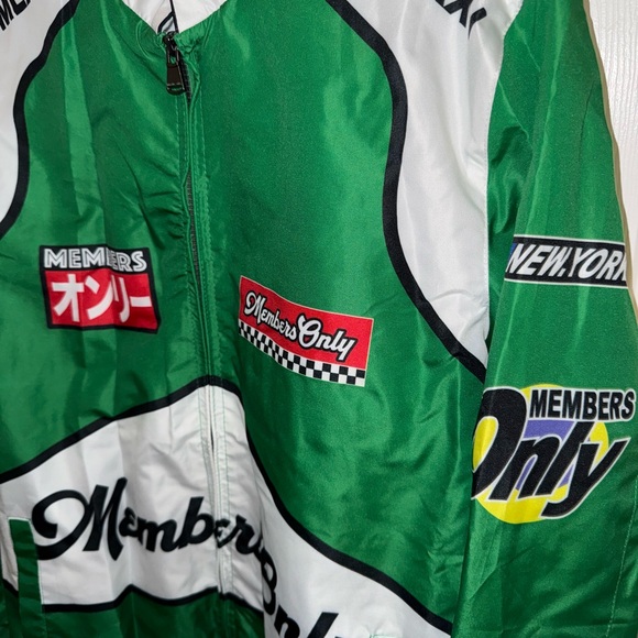 Members Only Green Racing Jacket - Picture 3 of 5